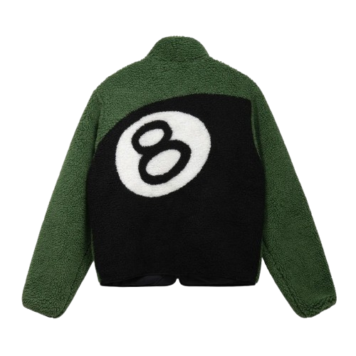 "ST*SSY" 8-Ball Jacket - GREEN