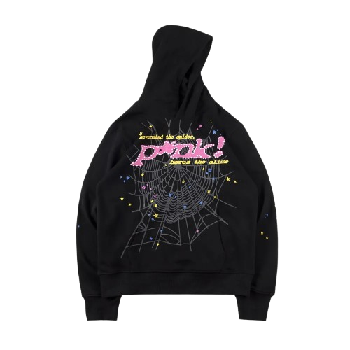 SP5DER Pink Hoodie