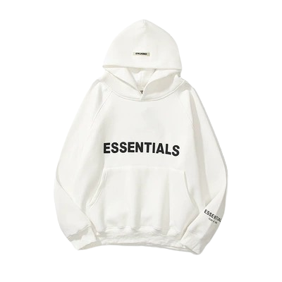 "ESSENTIALS" Hoodie - WHITE