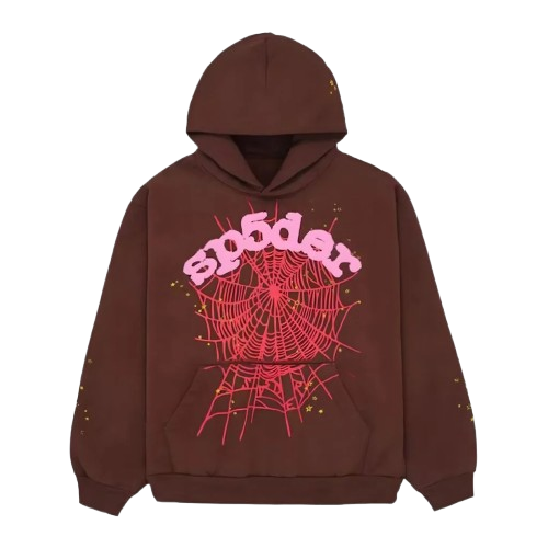SP5DER Brown Hoodie