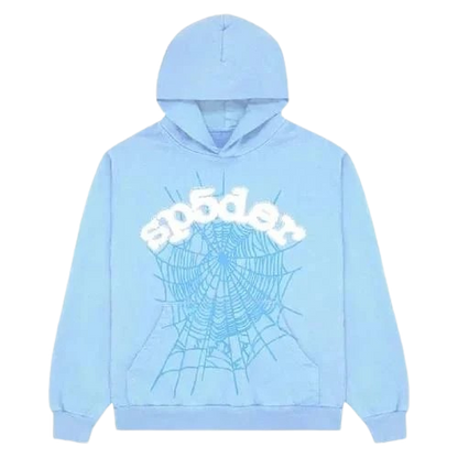 SP5DER Blue Hoodie